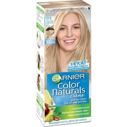 Garnier Color Naturals Boya - 111 Ekstra Açık Doğal Küllü Sarı - 1