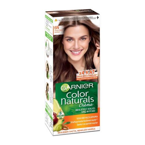 Garnier Color Naturals Nudes Boya - 6 Doğal Koyu Kumral - 1