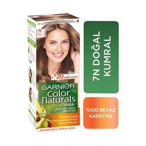 Garnier Color Naturals Nudes Boya - 7N Doğal Kumral - 1