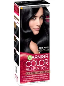 Garnier Çarpıcı Renkler Saç Boyası - 1.0 Ekstra Yoğun Siyah