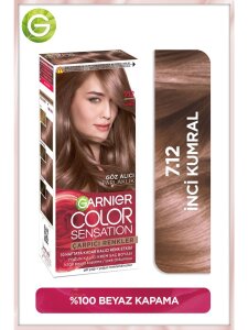 Garnier Çarpıcı Renkler Boya 7.12 İnci Kumral Saç Boyası
