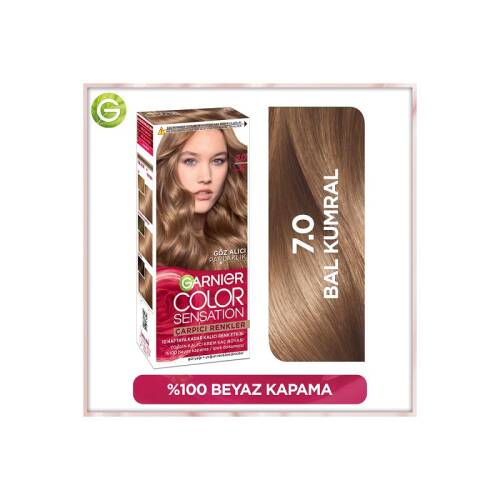 Garnier Color Naturels Çarpıcı Renkler Boya 7.0 Bal Kumral - 1