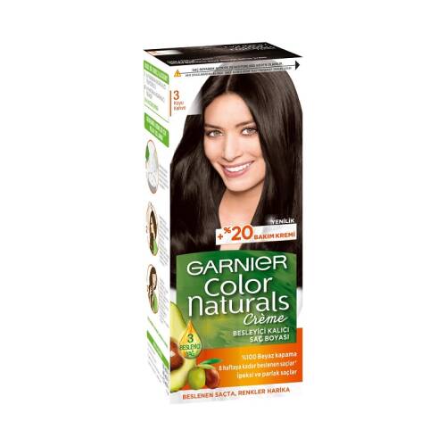 Garnier Colour Natural Boya - 3 Koyu Kahve - 1