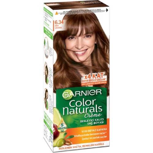 Garnier Colour Natural Boya - 6.34 Altın Çikolata - 1