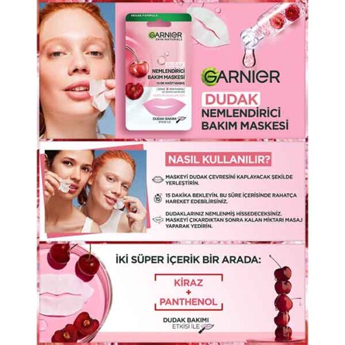 Garnier Dudak Nemlendirici Bakım Maskesi 5 gr - 6