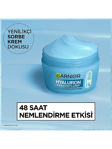 Garnier Hyaluron Fresh & Plump Dolgunlaştıran Nemlendirici Sorbe Yüz Kremi 85 ml - 2