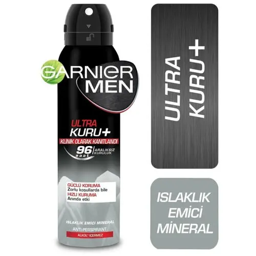 Garnier Men Deodorant Ultra Kuru 150 ml - 1