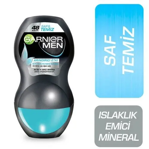 Garnier Men Roll-On Deodorant Saf ve Temiz 50 ml - 1