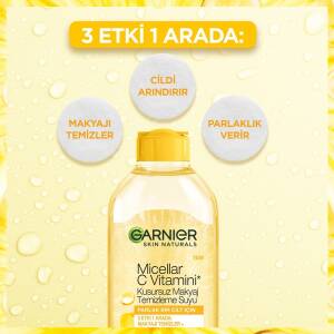 Garnier Micellar C Vitamini Kusursuz Makyaj Temizleme Suyu 400 ml - 2