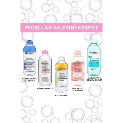 Garnier Micellar Gül Suyu Kusursuz Makyaj Temizleme Suyu 400 ml - 4