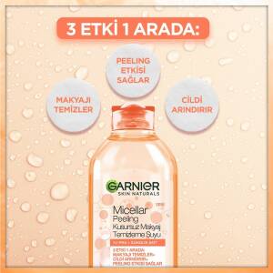 Garnier Micellar Peeling Kusursuz Makyaj Temizleme Suyu 400 ml - 2