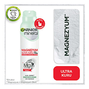 Garnier Mineral Magnezyum Ultra Kuru Sprey Deodorant 150 ml - 2