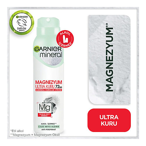 Garnier Mineral Magnezyum Ultra Kuru Sprey Deodorant 150 ml - 2