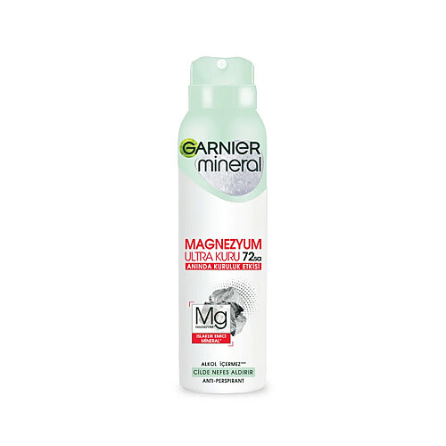Garnier Mineral Magnezyum Ultra Kuru Sprey Deodorant 150 ml - 1