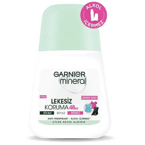 Garnier Mineral Roll-On Lekesiz Koruma 50 ml - Çiçeksi Koku - 1