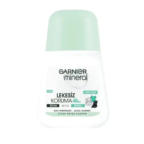 Garnier Mineral Roll-On Lekesiz Koruma 50 ml - Ferah Koku - 1