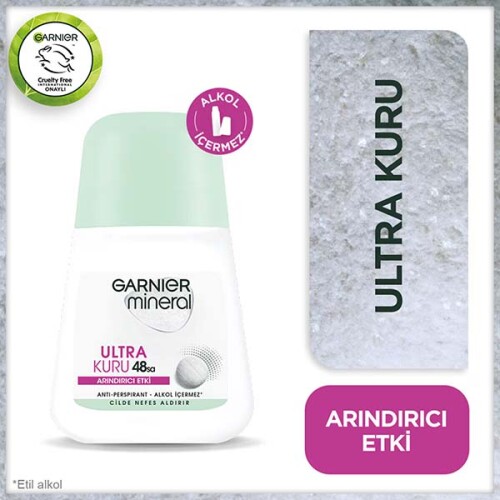 Garnier Mineral Roll-On Ultra Kuru 50 ml - 1