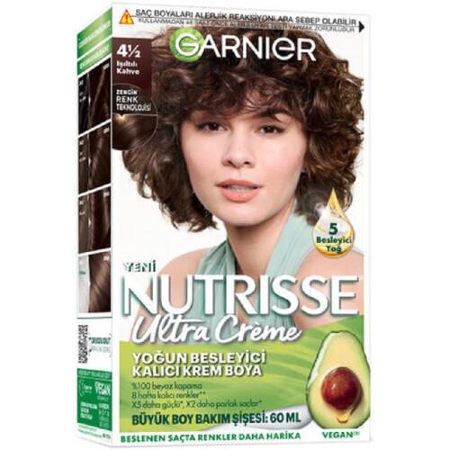 Garnier Nutrisse Ultra Creme Saç Boyası - Işıltılı Kahve 41/2 - 1