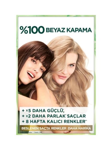 Garnier Nutrisse Yoğun Besleyici Kalıcı Krem Saç Boyası - Koyu Sarı 8,0 - 3