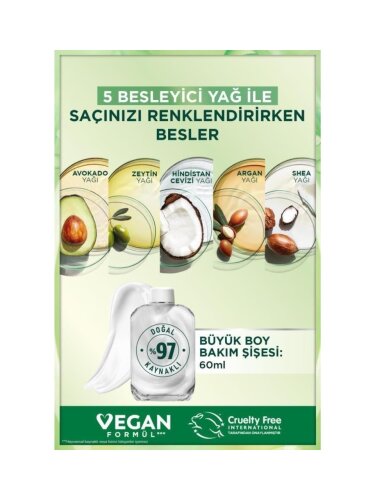 Garnier Nutrisse Yoğun Besleyici Kalıcı Krem Saç Boyası - Koyu Sarı 8,0 - 4