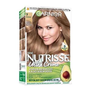 Garnier Nutrisse Yoğun Besleyici Kalıcı Krem Saç Boyası - Kumral 7,0 - 2