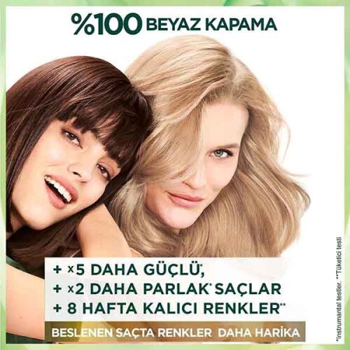 Garnier Nutrisse Yoğun Besleyici Kalıcı Krem Saç Boyası - Kumral 7,0 - 4