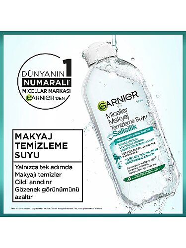 Garnier Salisilik Micellar Makyaj Temizleme Suyu 400 ml - 6