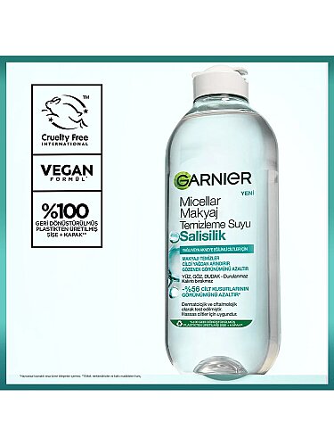 Garnier Salisilik Micellar Makyaj Temizleme Suyu 400 ml - 7