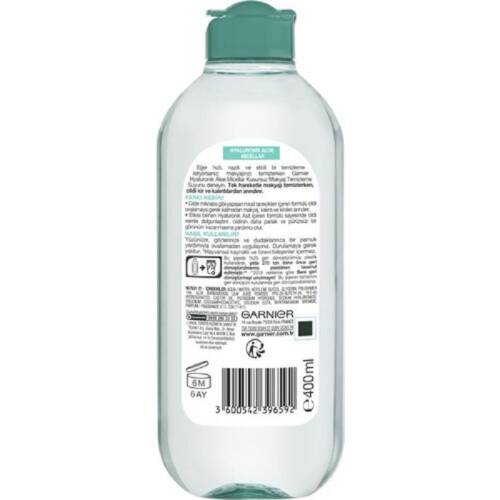 Garnier Skin Naturals Hyaluronik Aloe Makyaj Temizleme Suyu Kusursuzlaştırıcı 400 ml - 2