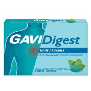 Gavidigest Nane Aromalı Şekersiz 12 Pastil