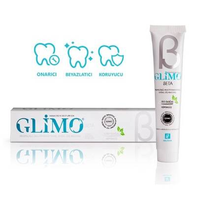Glimo Beta Propolisli Doğal Diş Macunu 75 ml - 1