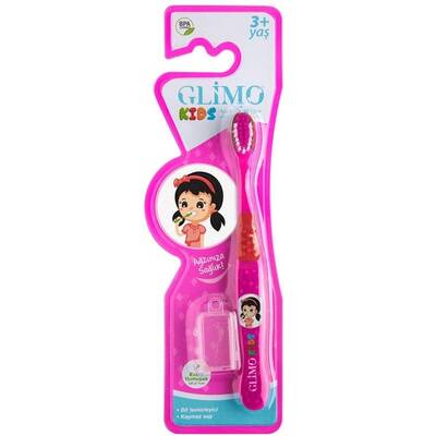 Glimo Kids Ekstra Yumuşak Pembe Diş Fırçası - 1
