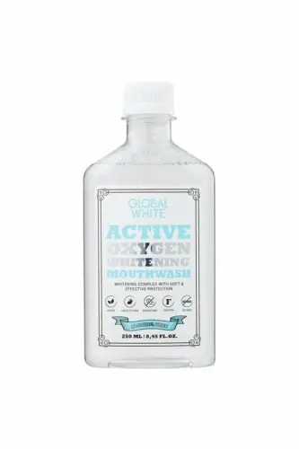 Global White Active Whitening Mouthwash 250 ml - 1