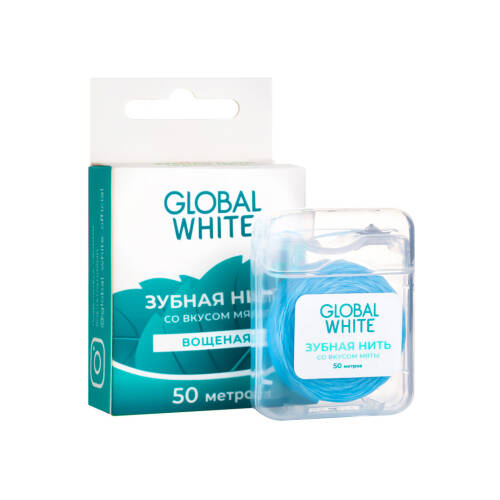 Global White Floss Mint 50 m - 1