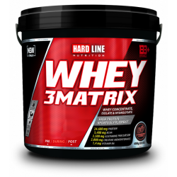 Hardline Nutrition Whey 3 Matrix Çilek 4000 gr