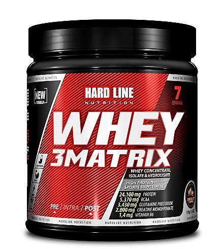 Hardline Nutrition Whey 3Matrix Çikolatalı 210 gr - 1