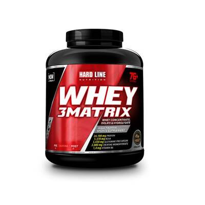 Hardline Whey 3 Matrix Çikolatalı 2300 gr - 1