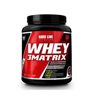 Hardline Whey 3 Matrix Protein Çilekli 908 gr - 1