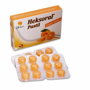 Heksoral Portakal Vitamin C 24 Pastil