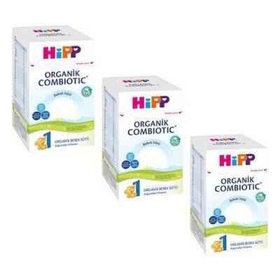 Hipp 1 Organik Combiotic Bebek Sütü 3'lü 800 gr - 1