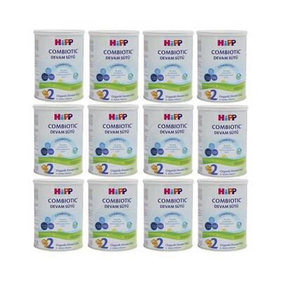 Hipp 2 Combiotic Organik Devam Sütü 12'li 350 gr - 1