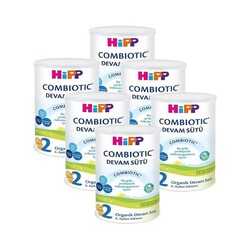 Hipp 2 Organic Combiotic Devam Sütü 900 gr (6'lı Avantaj Paketi)