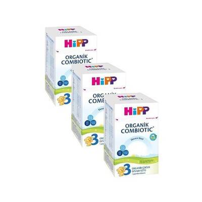 Hipp 3 Organik Combiotic Devam Sütü 3'lü 800 gr - 1