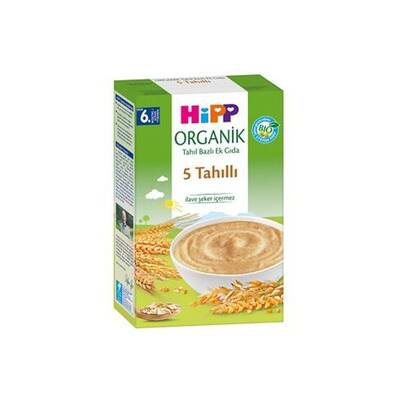 Hipp Organik 5 Tahıllı Tahıl Bazlı Ek Gıda 200 gr - 1