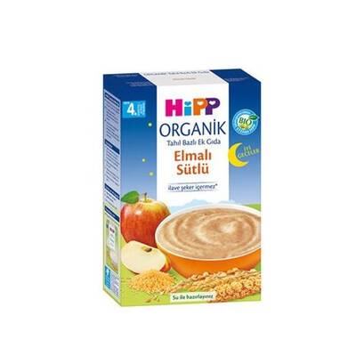 Hipp Organik İyi Geceler Elmalı Sütlü Tahıl Bazlı Ek Gıda 250 gr - 1