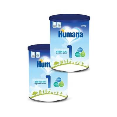 Humana 1 Bebek Sütü 2'li 800 gr - 1