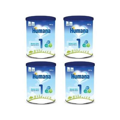 Humana 1 Bebek Sütü 4'lü 800 gr - 1
