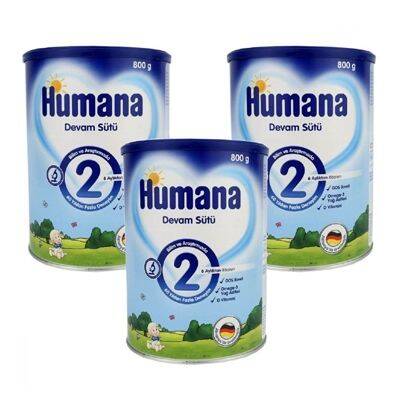 Humana 2 Devam Sütü 3'lü 800 gr - 1