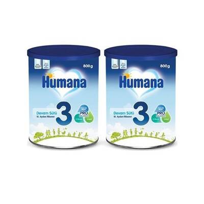 Humana 3 Devam Sütü 2'li 800 gr - 1