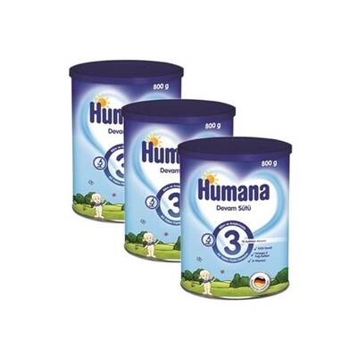 Humana 3 Devam Sütü 3'lü 800 gr - 1